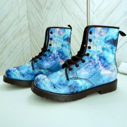 Brand New Combat Boots Size 8 Space Print Manifestie
