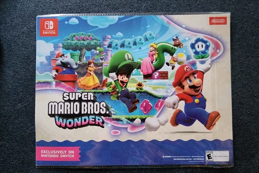 Super Mario Bros Wonder Sticker And Poster Preorder