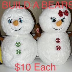 BUILD A BEAR SNOW BOY & GIRL $10 Ea. 