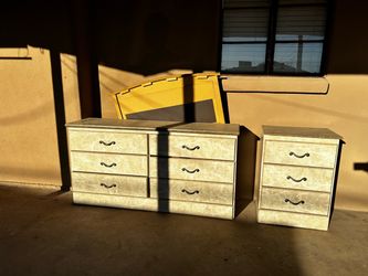 Dresser with mirror
