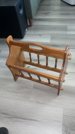 Vintage magazine holder