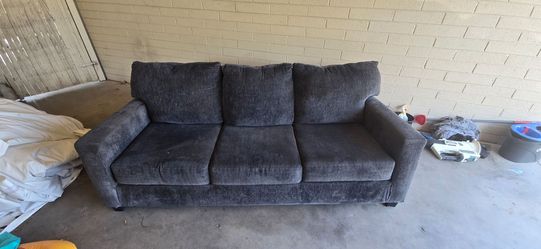 Dark grey couch