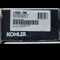 Kohler K-11584-BN; Loure; covered toilet tissue holder; in Vibrant Brushed Nickel