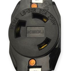 PLUGTUL KEDU NEMA L6-30R 30A 250v