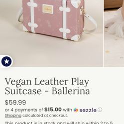 Coco Village Vegan Leather Play Suitcase
