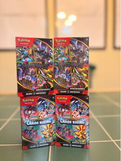 Pokémon booster bundles chaos and pitch black