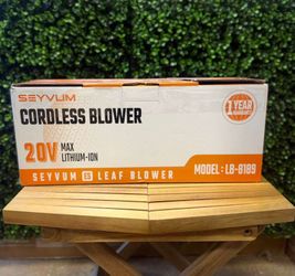 Seyvum cordless leaf blower 20v model lb-8189