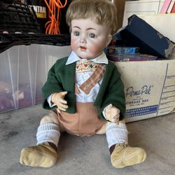 Antique Bisque Head Doll 