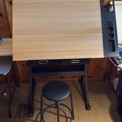 Michaels - Drawing table and a chair