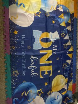 1st Birthday Backdrop