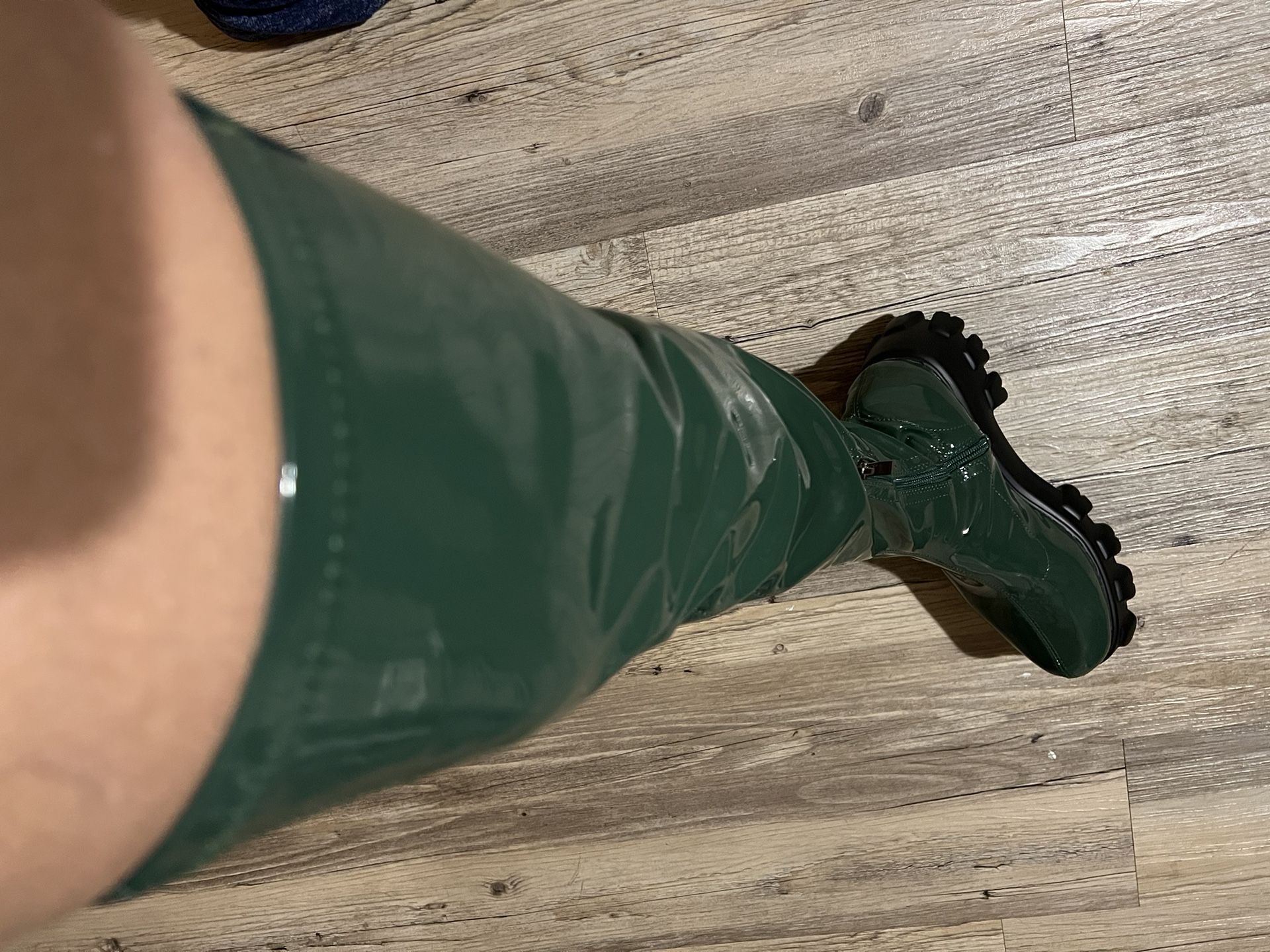 Thigh High Platform Boots Sz9 $60