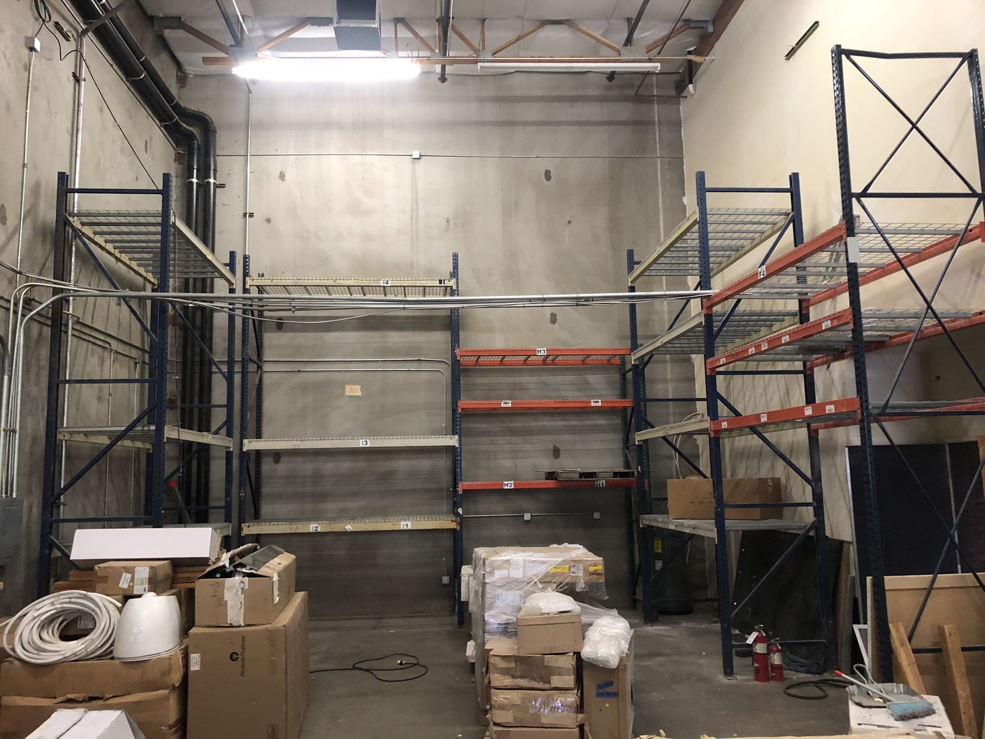 Warehouse Racks 16 Ft High Set Of 5