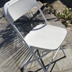 Folding White Chairs