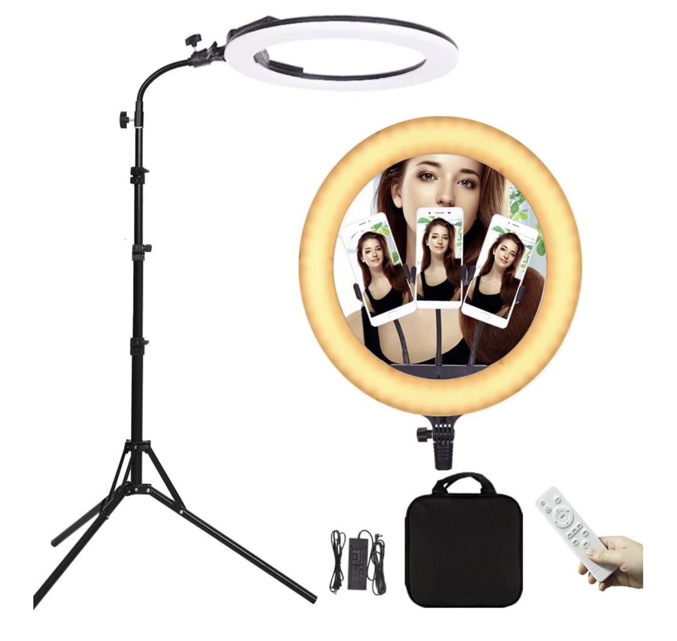 Dimmable LED Ring Light Beauty 