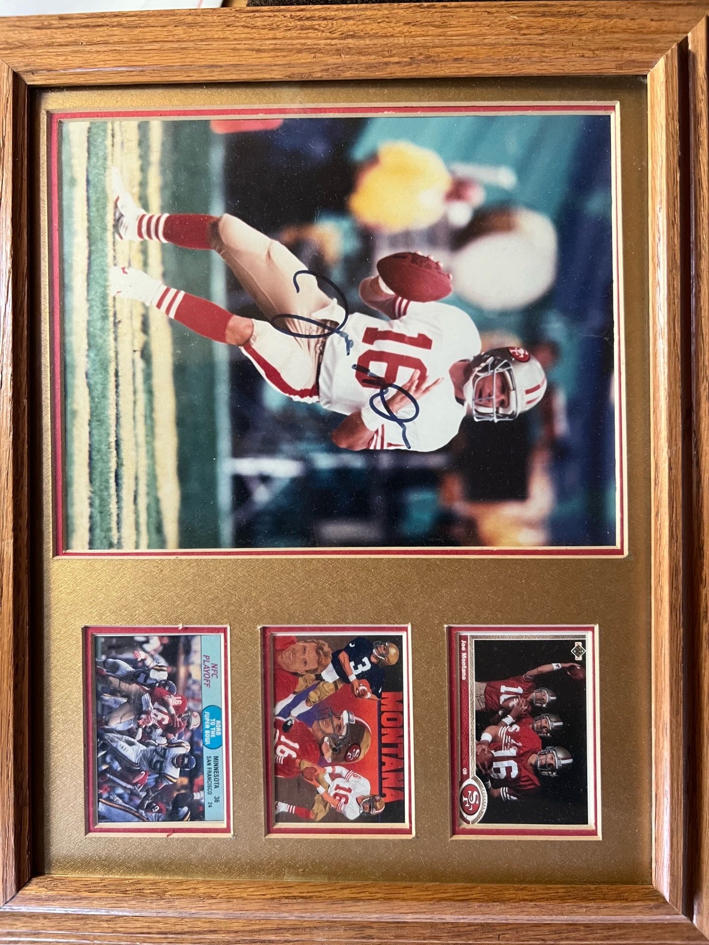 Joe Montana autographed and cards
