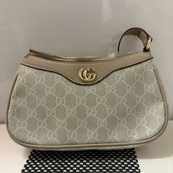Gucci Ophida GG Mini Shoulder Bag Biege