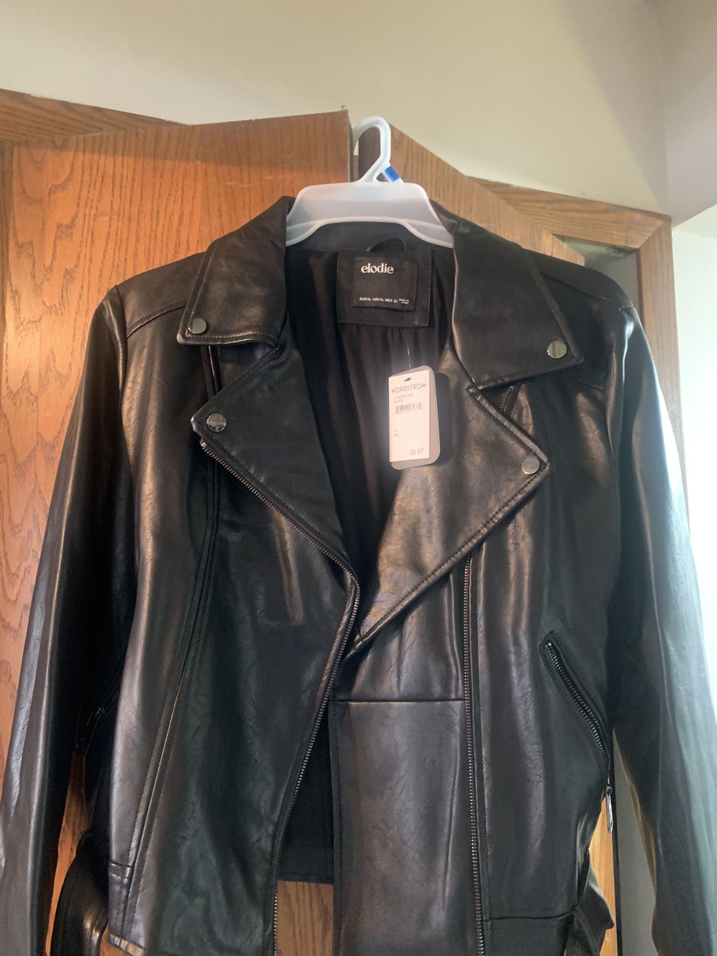 Women’s Faux Leather Jacket SizeXL