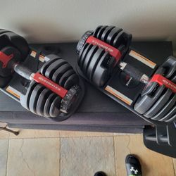 BOWFLEX DUMBBELLS 
