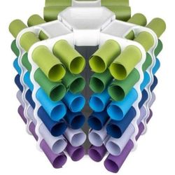 ArtBin Organizer Stores Up to 36 Rolls, White, Tower, Rotating Vinyl Storage Rack For  circut Vinyl 