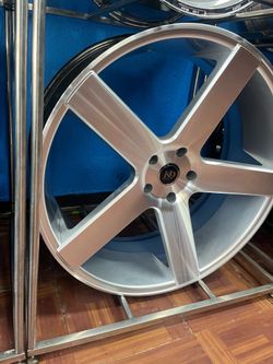 26x10 K9K16 Wheels – Hyper Silver Machined – 5x139.7 – Brand New