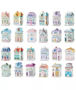 Lenox Spice Village Spice Jar Complete Set 24 Houses Macy's