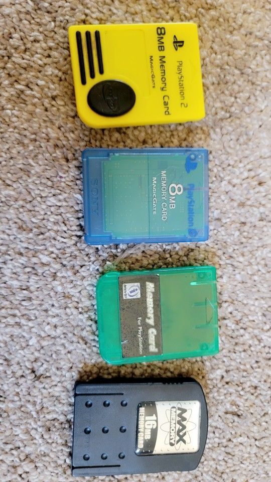 Ps2  Memory Cards 