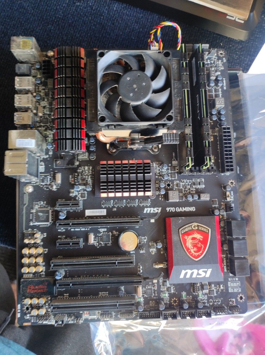 MSI 970 Gaming Motherboard W/ AMD 6300 Chip And 16gb Ram