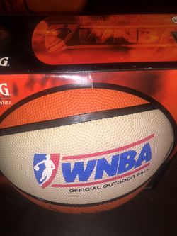 WNBA NY Liberty Rebecca Lobo autographed Basketball