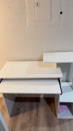 White desk