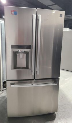Kenmore 3-Door Stainless Steel Fridge
