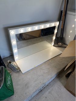 Vanity mirror and lighting