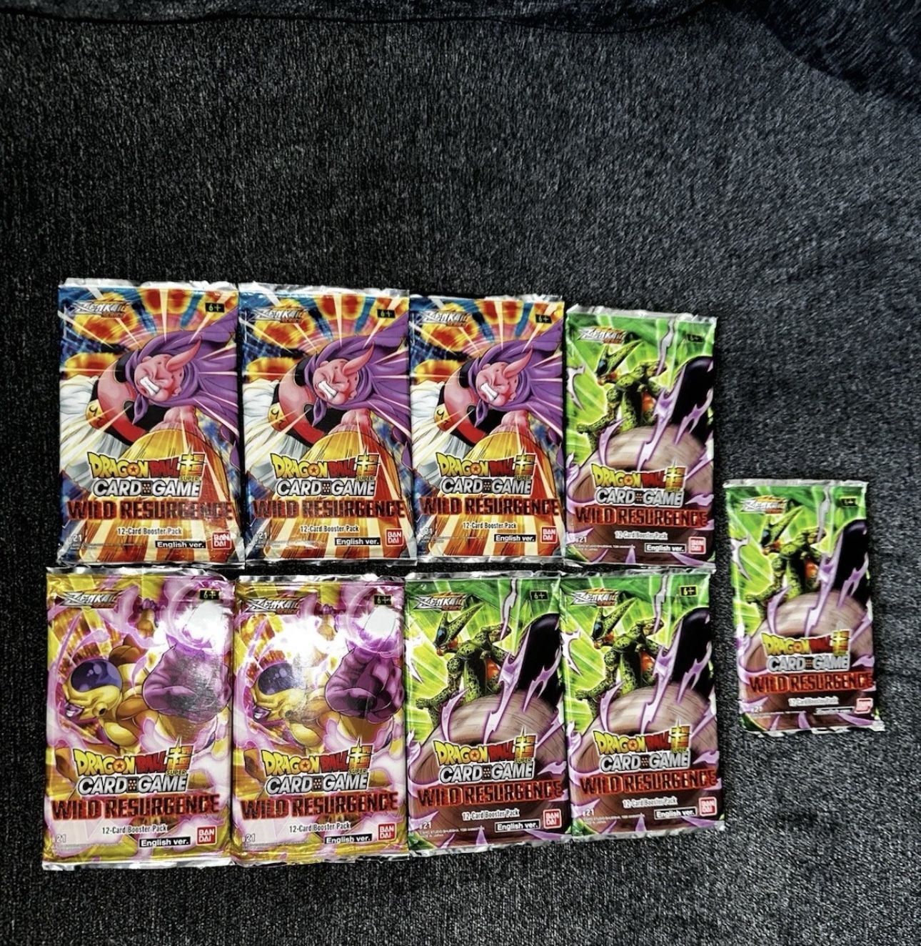 Dragon Ball Super Wild Resurgence Booster 9 Packs Sealed Dragon Ball Super Wild Resurgence Booster 9 Packs Sealed