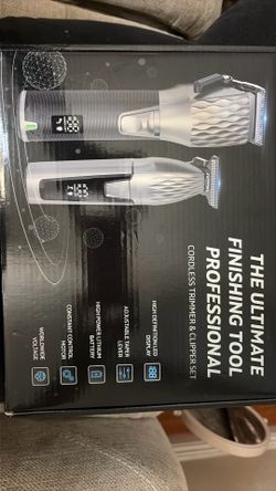 New cordless trimmer and clipper set