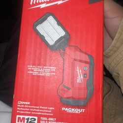 New Milwaukee M12 Packout Rover  Light 