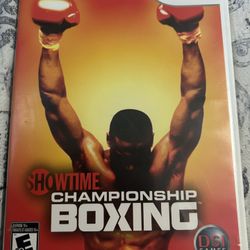 Wii Showtime Championship Boxing 