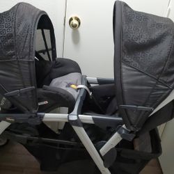 Double Stroller  W/ Carseat 