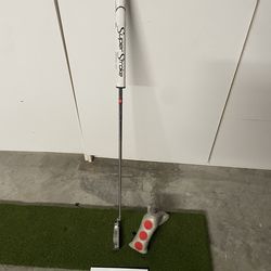 Scotty Cameron Studio Stainless Laguna 2.5 w/ new Super Stroke grip & SC headcover