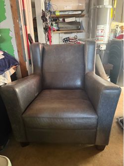 Big blue chair