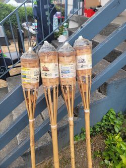 Tiki torches
