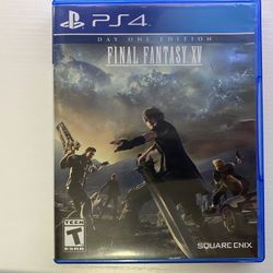Final Fantasy XV 15 PS4 
