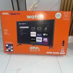 Onn. Roku Smart TV 32”inch 
