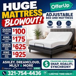  Limited Stock – California King, King, Queen, Full, Twin, & More! 🛏️ 20 Model Choices on Display / Made USA / Fast Delivery / Rest Now Pay Later