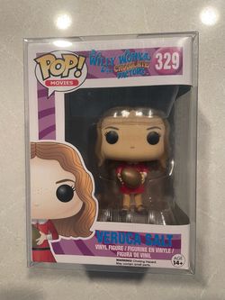 Veruca Salt Funko Pop *VAULTED* Willy Wonka & Chocolate Factory 329 with protector Movies