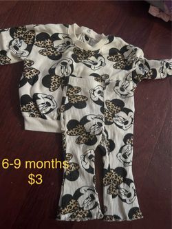 Baby girl set 6/9m