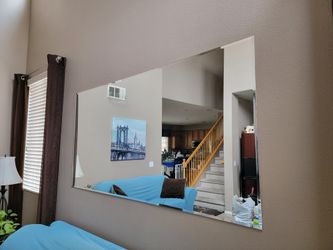 Large Beveled Wall Mirror 72 X 36 inch              vanity