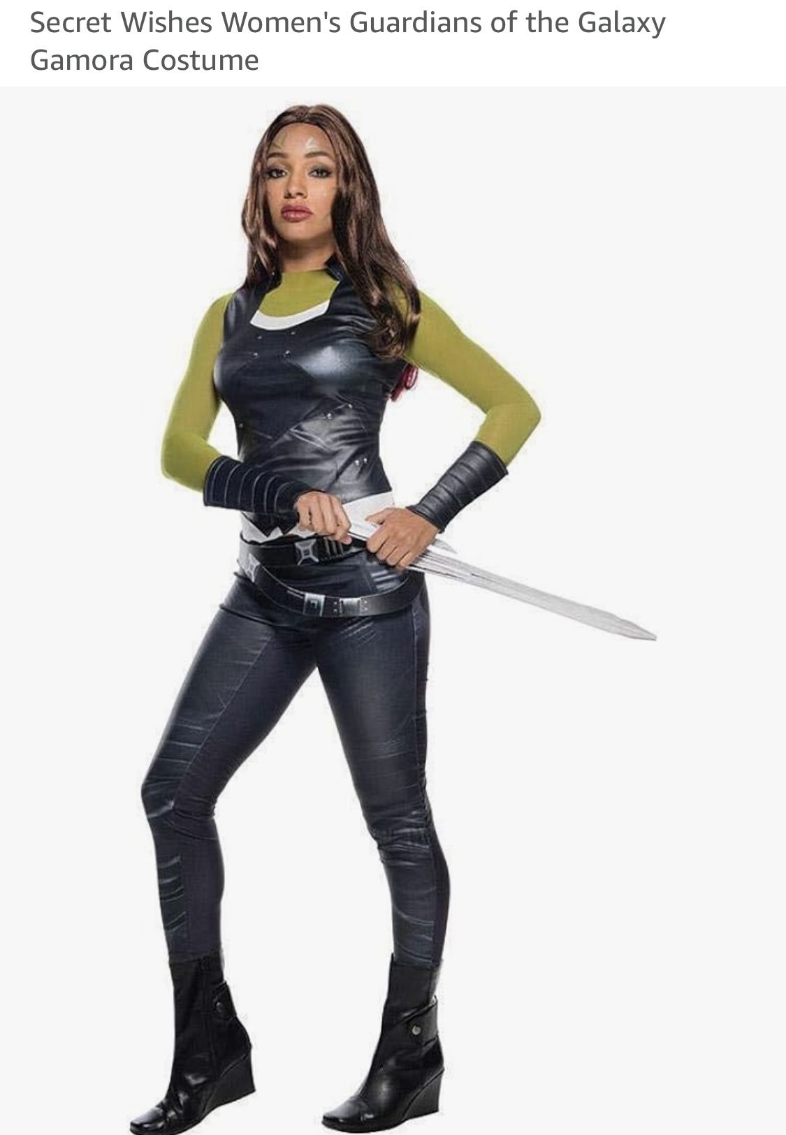 Secret Wishes Women's Guardians of the Galaxy Gamora Costume.