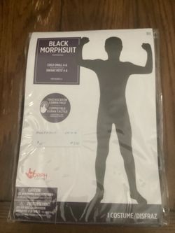 Halloween Morphsuit Child size 4-6 Brand New