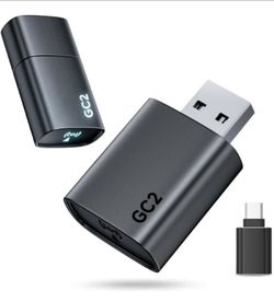 Wireless Carplay Adapter for iPhone Mini Design USB-A/USB-C Stable Connection, Auto Reconnect, Converts Factory Wired CarPlay to Wireless for iPhone 6