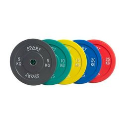 Olympic Rubber Bumper Plates Set - 230lb