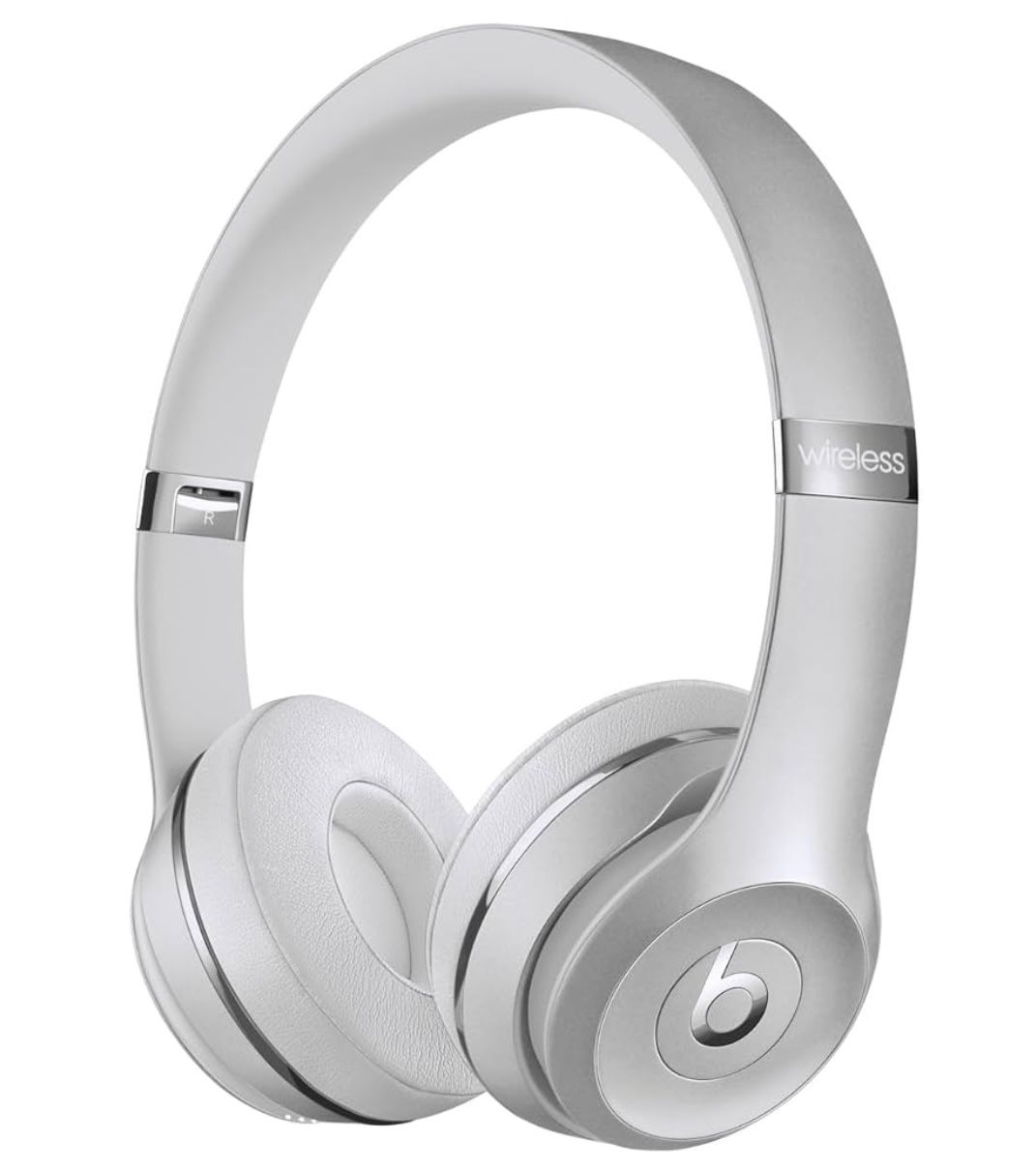 Beats Solo 3 Wireless Headphones - Silver(Latest Model)